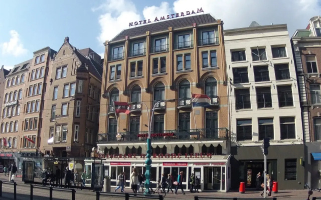 Отель Amsterdam De Roode Leeuw Нидерланды, Амстердам - 1 отзыв об отеле, цены и фото номеров - забронировать отель Amsterdam De Roode Leeuw онлайн вид на фасад