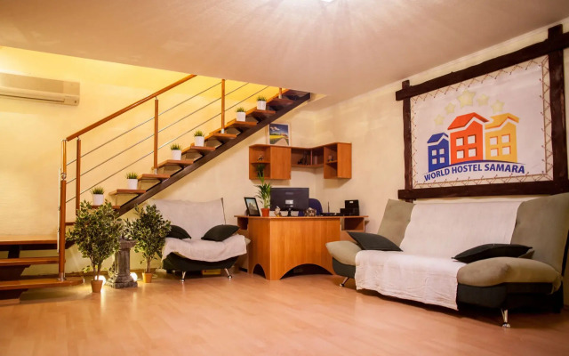 Гостиница World Samara Hostel в Самаре 1 отзыв об отеле, цены и фото номеров - забронировать гостиницу World Samara Hostel онлайн Самара интерьер отеля