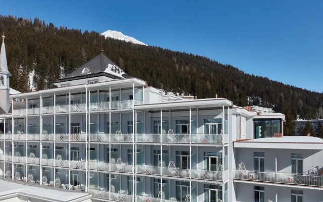 Отель Hard Rock Hotel Davos Швейцария, Давос - отзывы, цены и фото номеров - забронировать отель Hard Rock Hotel Davos онлайн вид на фасад