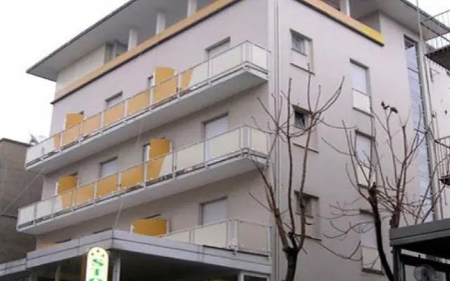 Hotel Stockholm Di Binotti Morena Римини вид на фасад
