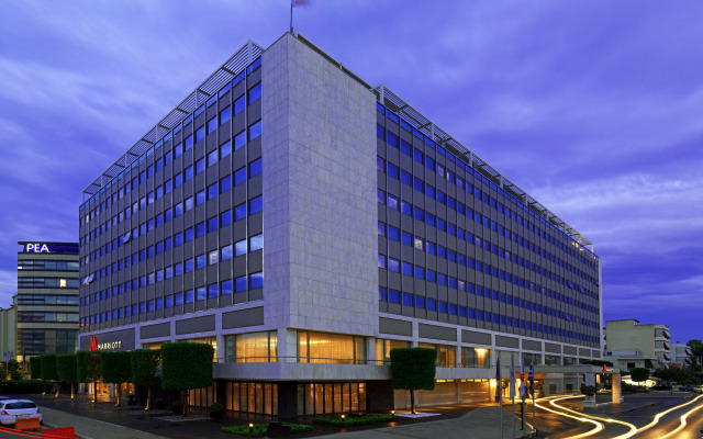 Отель Athens Marriott Афины вид на фасад