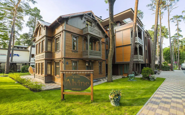 Отель Villa Alvīne Латвия, Юрмала - отзывы, цены и фото номеров - забронировать отель Villa Alvīne онлайн вид на фасад
