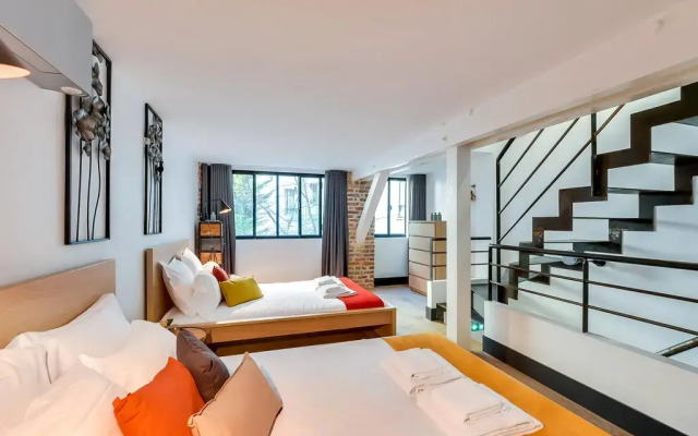 Апартаменты Sweet Inn Apartments - Rue Tardieu Париж комната для гостей