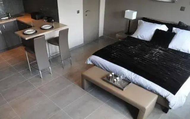 Отель Pegasus Studioflats Brussels City Aparthotel комната для гостей