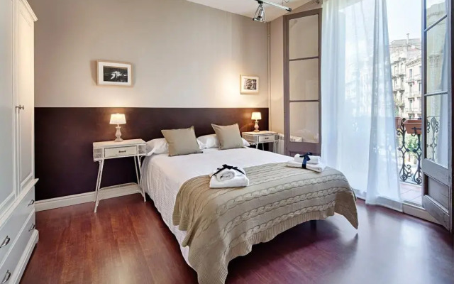 Апартаменты Habitat Apartments Barcelona Balconies Барселона комната для гостей