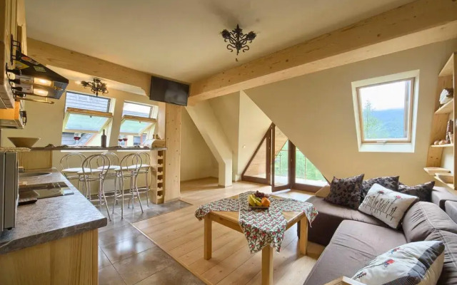 Апартаменты Visitzakopane Eco Apartments Косцелиско комната для гостей