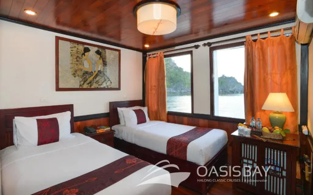 Отель Oasis Bay Classic Cruise Вьетнам, Халонг - отзывы, цены и фото номеров - забронировать отель Oasis Bay Classic Cruise онлайн комната для гостей
