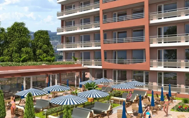 Апартаменты Bulgarienhus Sunset Beach 4 Apartments Солнечный берег вид на фасад