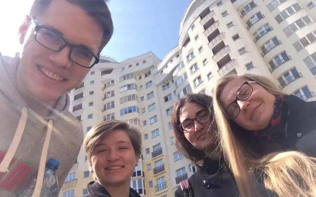 Гостиница Smile Minsk вид на фасад