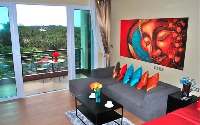 Апартаменты Sea & Sky Karon 2 bedrooms Apartment Sea View комната для гостей