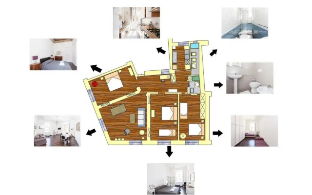 Апартаменты Habitat's Navona Apartments комната для гостей