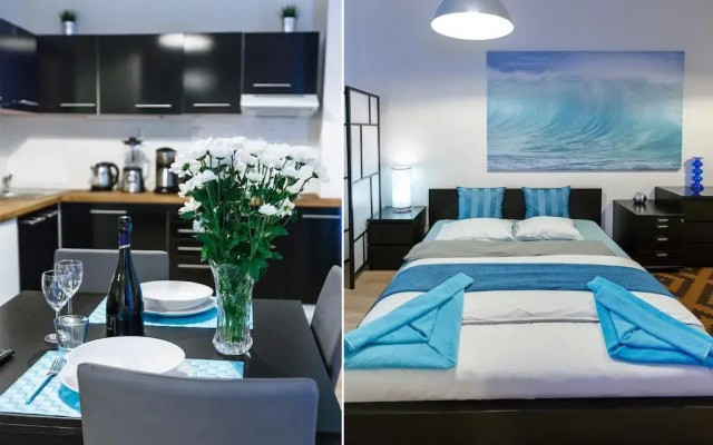 Апартаменты Wallenstein Garden Apartments Прага комната для гостей