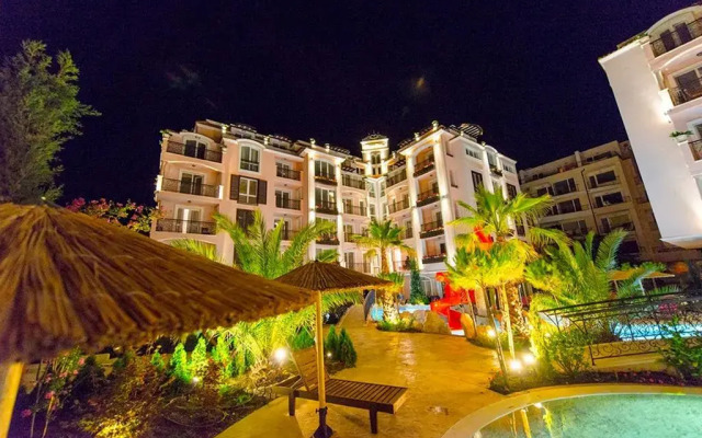 Отель Menada Romance Marine Apartments Болгария, Солнечный берег - отзывы, цены и фото номеров - забронировать отель Menada Romance Marine Apartments онлайн вид на фасад