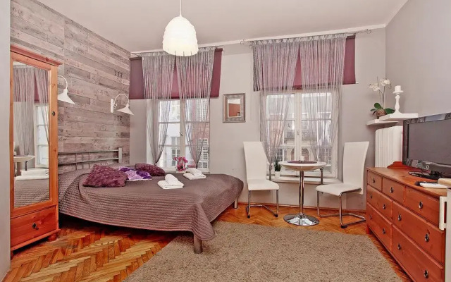 Отель Apartament Kameralny na Starówce Гданьск комната для гостей
