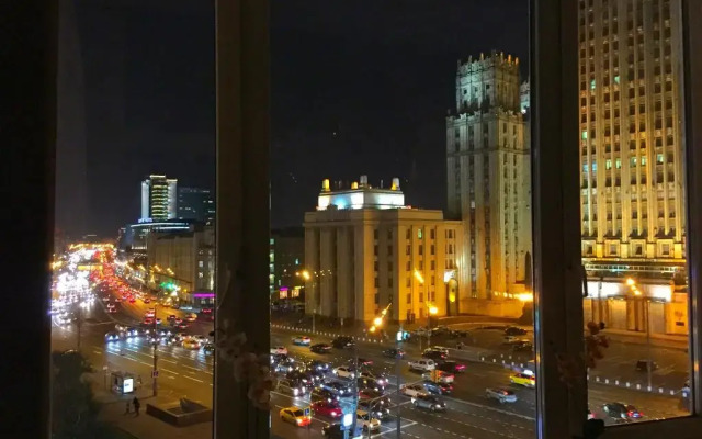 Апартаменты Moscow на Смоленской вид на фасад