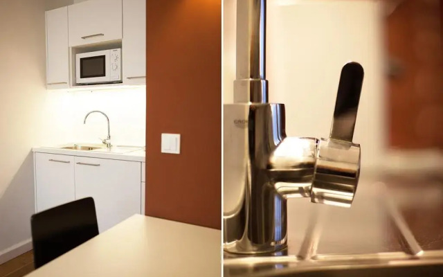 Апартаменты Prater Apartments в номере