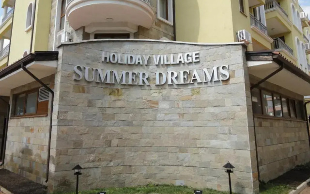 Отель Summer Dreams Sunny Studios Солнечный берег вид на фасад
