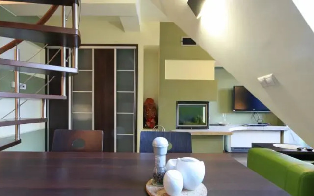 Отель Apartament Widokowy Косцелиско комната для гостей