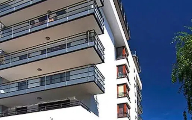 Отель Apartament Bobrowiecka вид на фасад