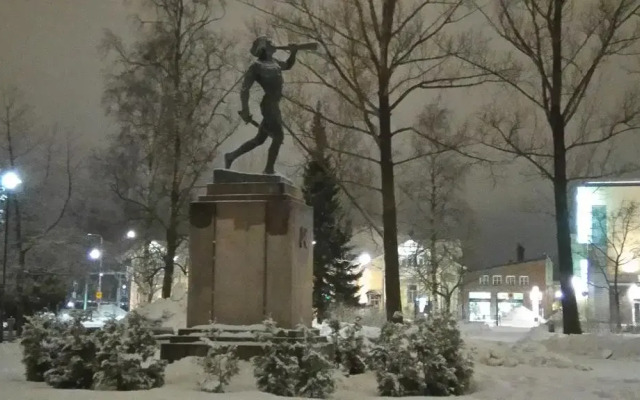Отель Scandic Joensuu Йоенсуу вид на фасад
