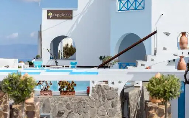 Апартаменты Ampelonas Apartments вид на фасад