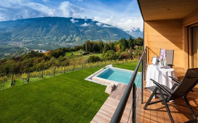 Отель Chalet Eichenstein Im Weinberg Меран балкон