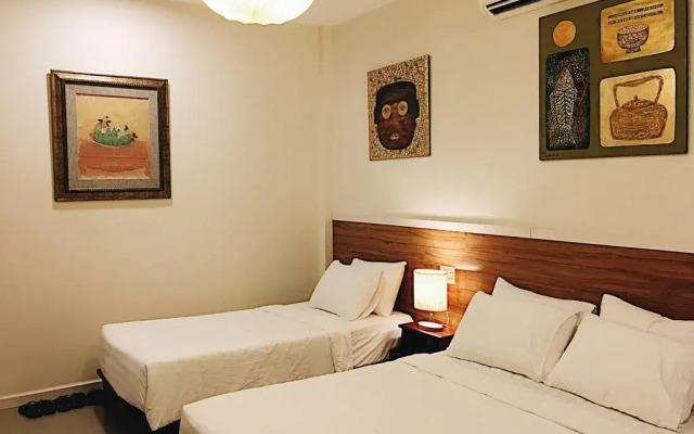 Отель Bamboo Homestay комната для гостей