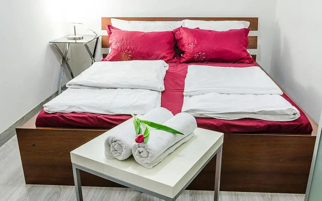 Апартаменты Black & White Apartment Будапешт комната для гостей