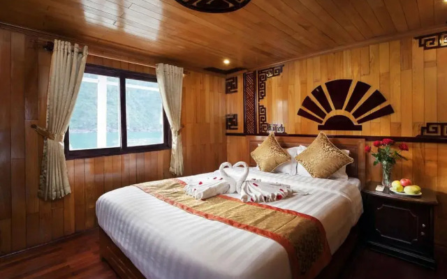 Отель Halong Golden Bay Cruise Халонг комната для гостей
