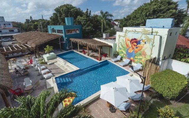Отель Kin Mayab Cancun Мексика, Канкун - отзывы, цены и фото номеров - забронировать отель Kin Mayab Cancun онлайн бассейн