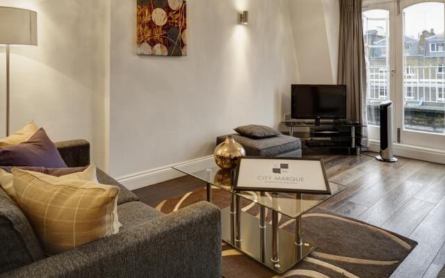 Апартаменты City Marque Knightsbridge Serviced Apartments Лондон комната для гостей