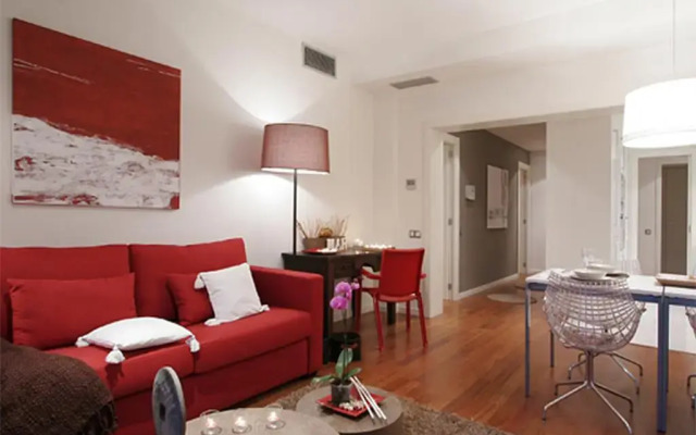 Отель Akira Flats Plaza Catalunya Барселона комната для гостей