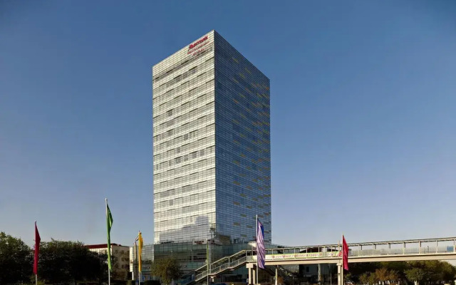 Гостиница Marriott Executive Apartments Atyrau Казахстан, Атырау - отзывы, цены и фото номеров - забронировать гостиницу Marriott Executive Apartments Atyrau онлайн вид на фасад