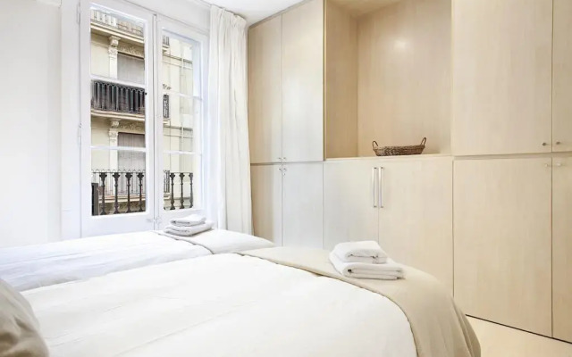 Апартаменты Habitat Apartments Barceloneta Барселона комната для гостей