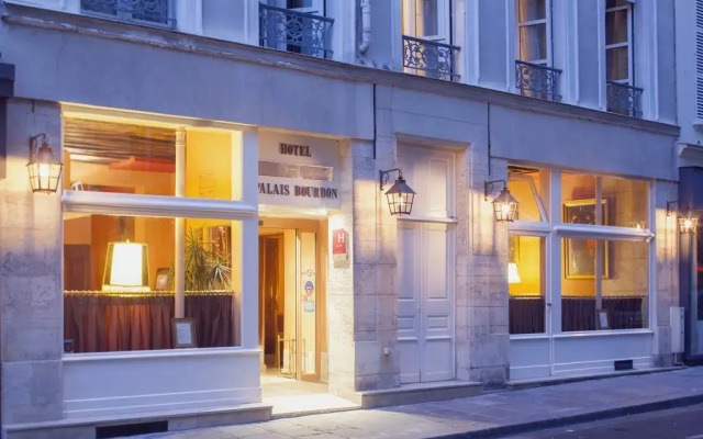Отель Hôtel du Palais Bourbon Франция, Париж - отзывы, цены и фото номеров - забронировать отель Hôtel du Palais Bourbon онлайн вид на фасад