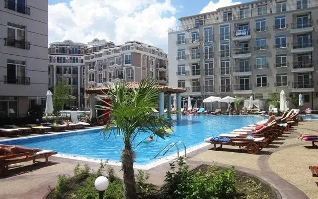 Отель in Dawn Park Aparthotel Болгария, Солнечный берег - отзывы, цены и фото номеров - забронировать отель in Dawn Park Aparthotel онлайн вид на фасад