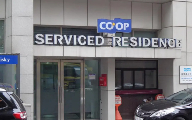 Отель Gangnam Coop Residence вид на фасад