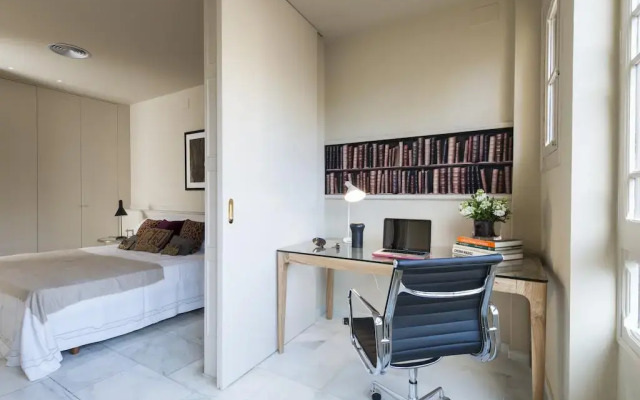 Апартаменты Glocal Apartments Barcelona Барселона комната для гостей