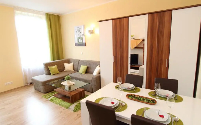 Апартаменты Klimt Apartments Вена комната для гостей
