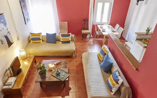 Отель Cool 1bed In The Center Of Bcn Барселона комната для гостей