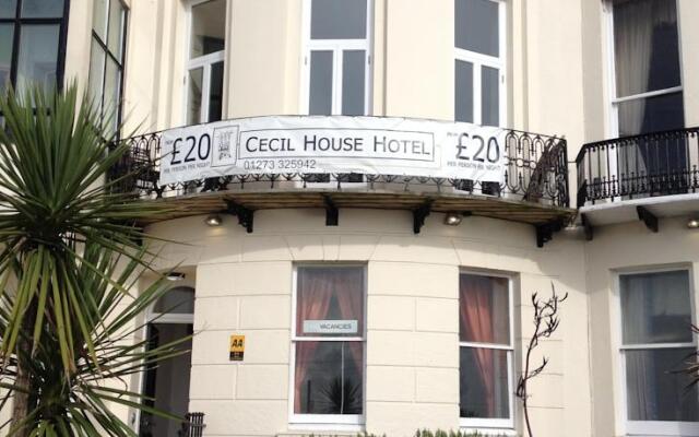 Cecil House Hotel Брайтон вид на фасад