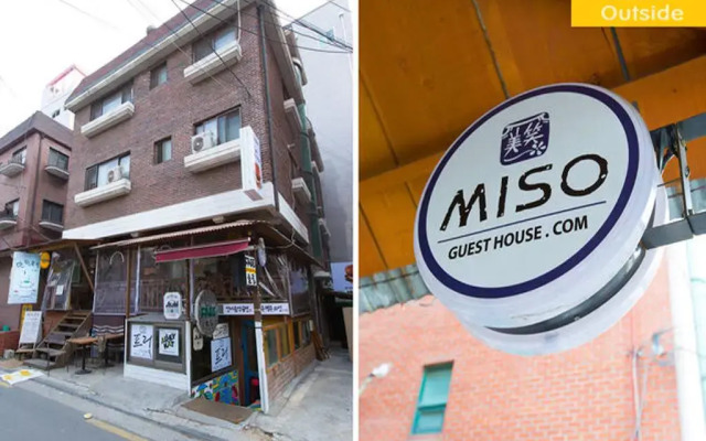 Отель Miso Guesthouse in Hongdae вид на фасад