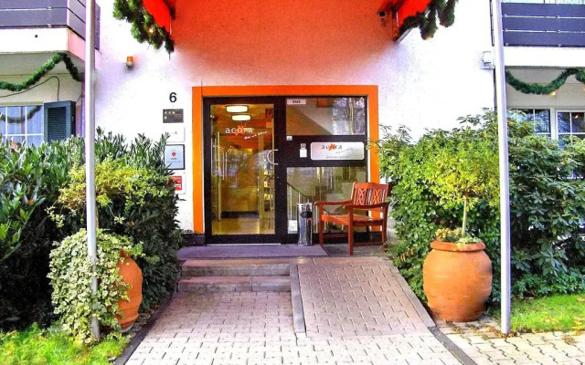 Acora Hotel und Wohnen Düsseldorf вид на фасад