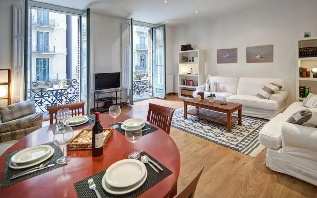 Апартаменты Habitat Apartments Bruc Барселона комната для гостей