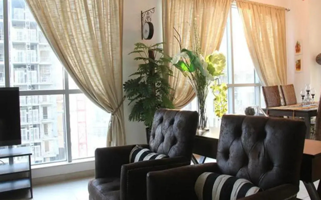 Апартаменты Dream Inn Dubai Apartments - Burj Residences Дубай комната для гостей