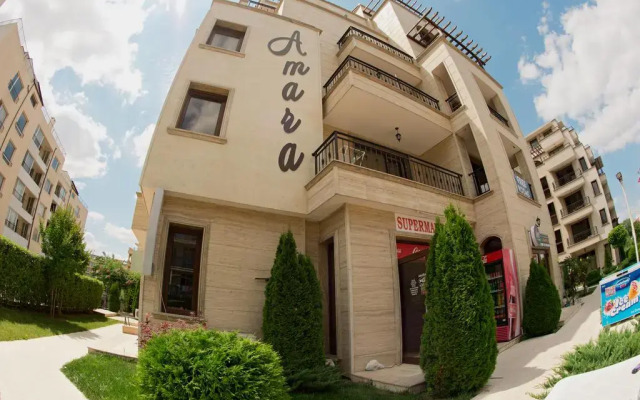 Отель ApartComplex Amara Sunny Beach Болгария, Солнечный берег - отзывы, цены и фото номеров - забронировать отель ApartComplex Amara Sunny Beach онлайн вид на фасад