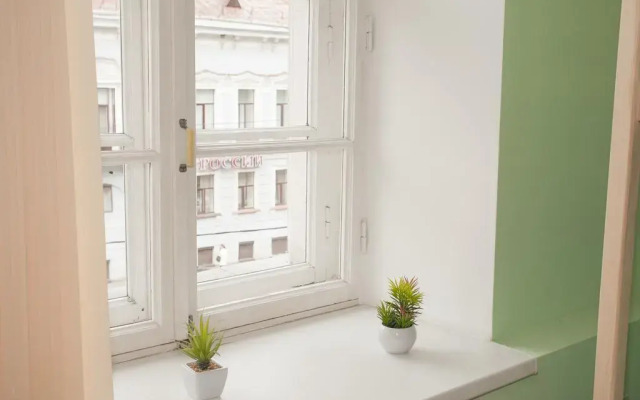 Отель Жилое помещение Green Санкт-Петербург комната для гостей