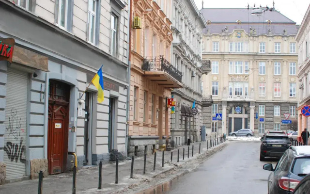 Апартаменты Central Apartments Львов вид на фасад
