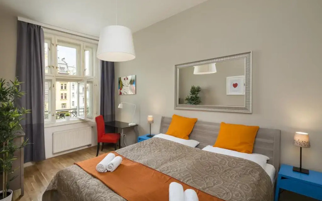 Hotel Apartments Wenceslas Square Прага комната для гостей