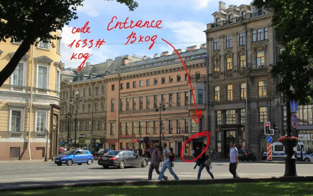 Mini Hotel Nevskaya Panorama вид на фасад